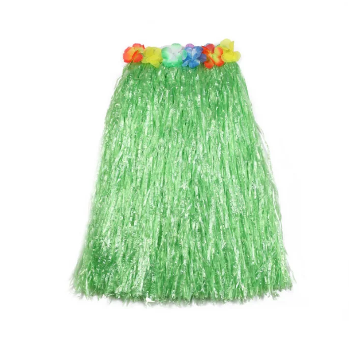 Wholesale 40cm 60cm 80cm single double layers  hawaiian  dance  grass hula skirt
