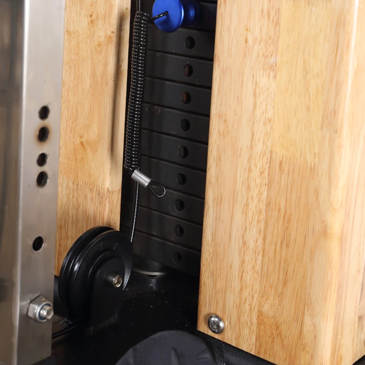 DIY Stack Weight Fitness Exercise Pulley System Cable Crossover Bar Adjustable Wall Mount Lat Pull Down Machine Gym Equipment