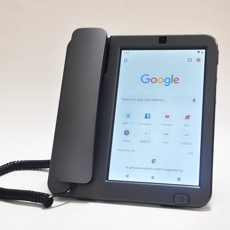 Cordless Landline Phone Tablet Smart Android 10 Telephone 8 Inch 2g/16g Handset Phone Support Video Call