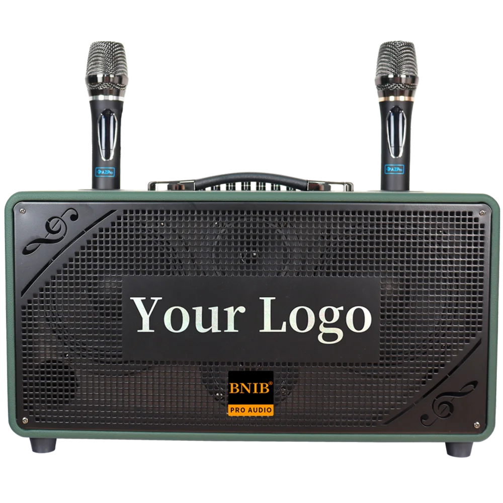 Powered Speakers BNIB Wooden Speaker ODM 6 Inch Home Speakers Set Audio System Wooden Bloototh Wifi Usb Wholesale