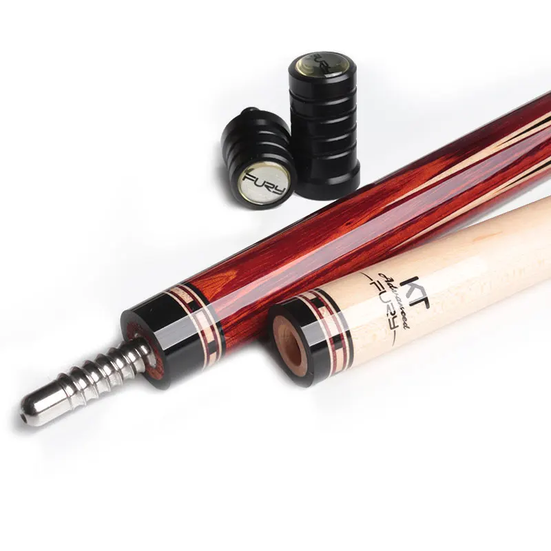 Fury pool cue  tecnologia north American maple shaft ebony inlay butt 8 ball handmade billar kit billiard stick 2019 new arrival