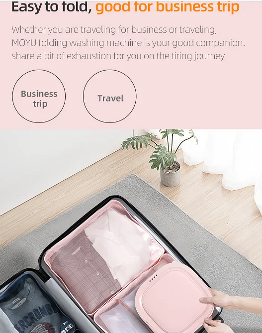 Mini washing machine drain function baby cloth wash energy saving underwear washer for  laundry