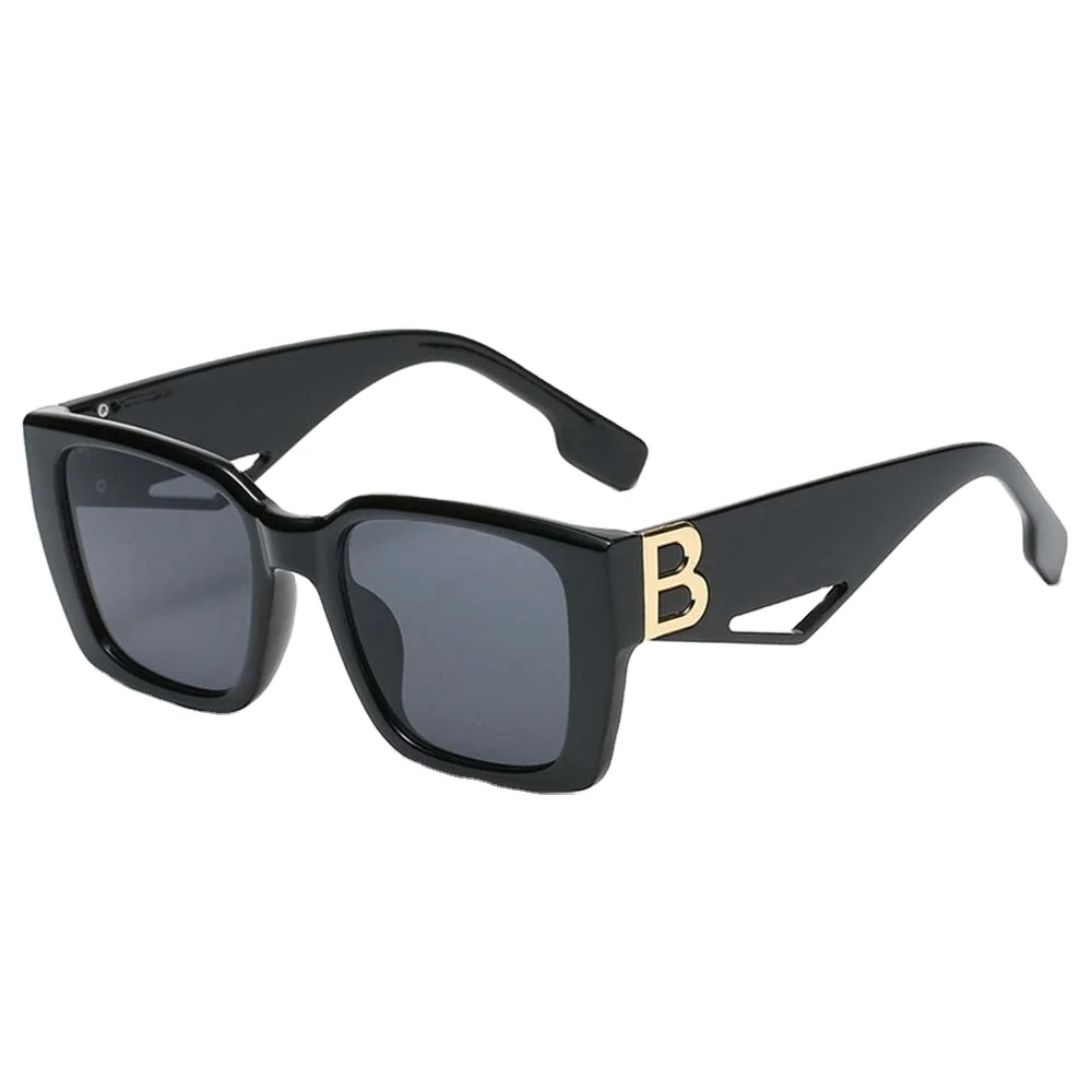 Made in China polarized custom logo sunglasses fashion design large frame ladies sunglasses