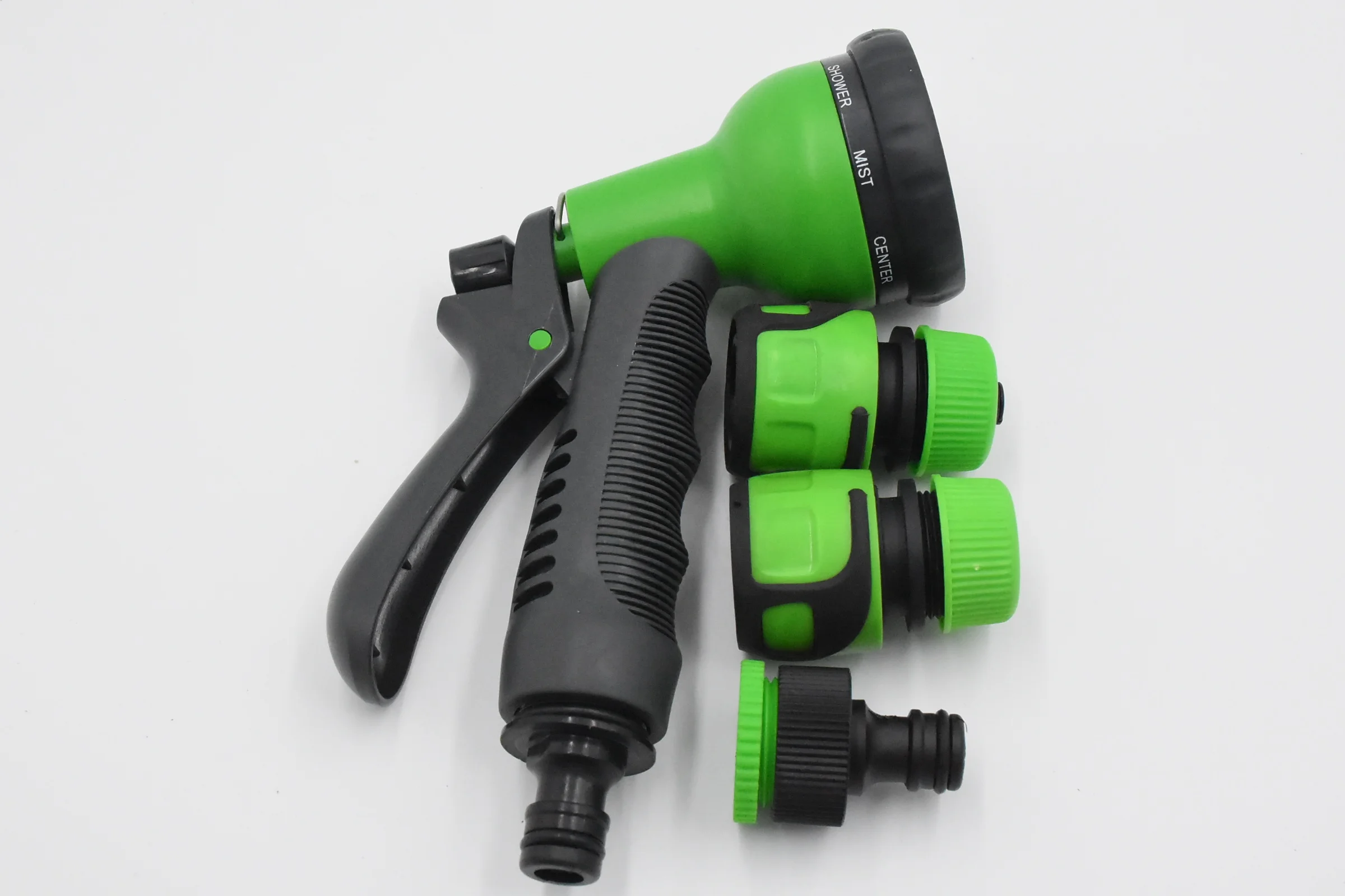 Hot Sale 8 Pattern Spray Modes Adjustable Garden Hose Nozzle Water Plastic Gun