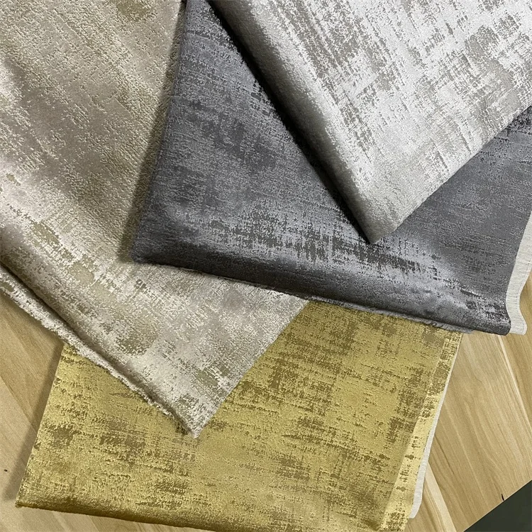 2024 Sofa fabric New design 100% polyester textile Italian velvet interior decoration fabric