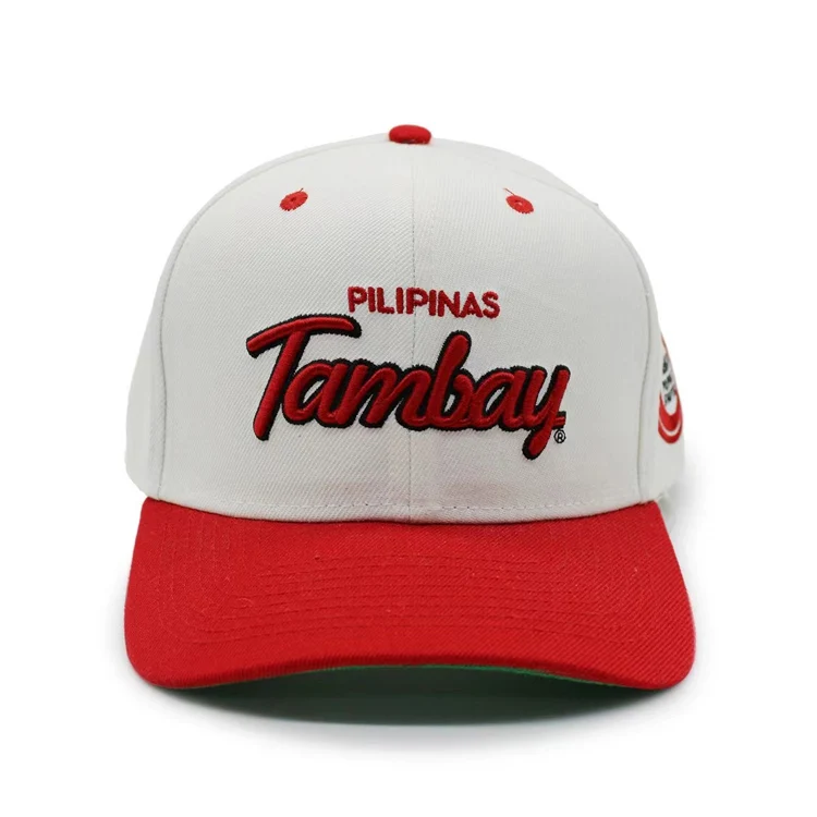 Custom High Quality Two 2 Tone Baseball Cap Hat Snapback With Embroidery Embroidered Logo Wholesale For Men Women Man