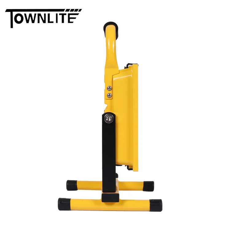 Solar powered camping work lighting lamp portable handle waterproof flood light led outdoor 3000Lm SMD 100W 200W rechargeable