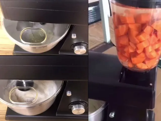 european 4 in 1 speed adjustable electric dough stand mixer with bowl 1500w 6l multifunctional stand food mixers