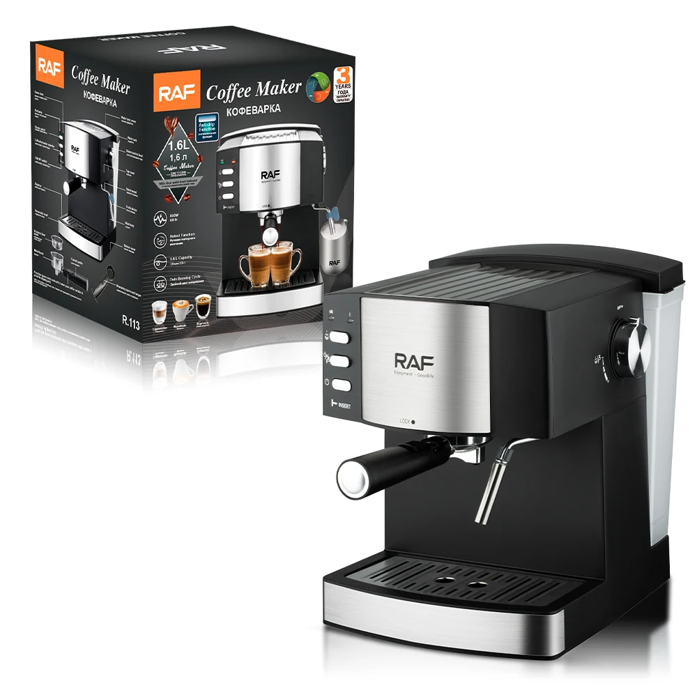 Professional Espresso Coffee Machine Automatic Coffee Maker With Milk Frother