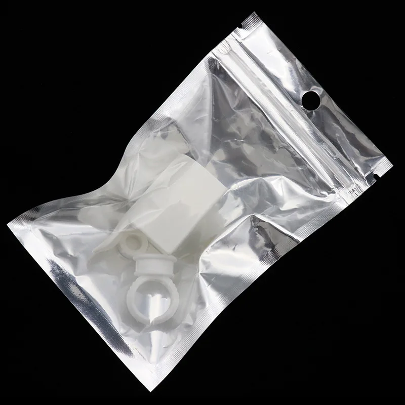 2019 Hot selling Disposable Plastic Glue Rings Holder Eyelash Extension Rings Adhesive Pigment Holders Finger Hand Beauty Tools