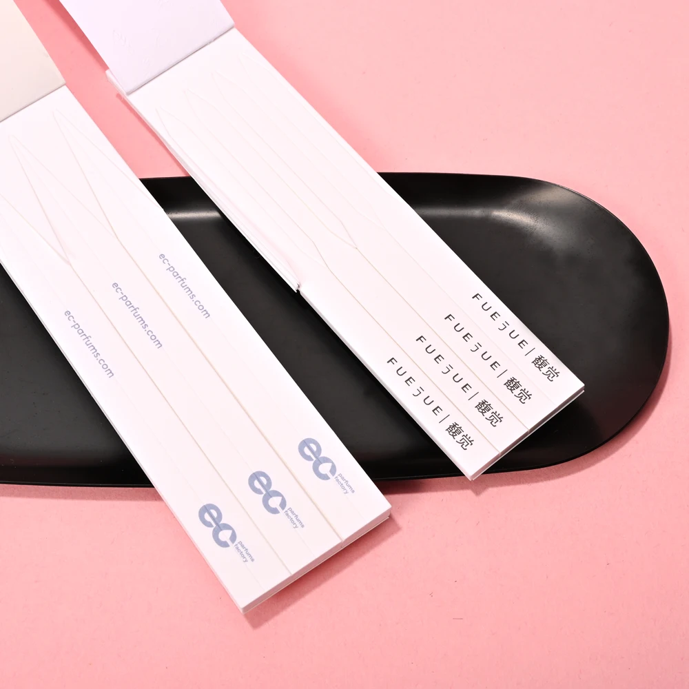Wholesale Portable Blotter Strips Book Factory Logo Custom Perfume Book Perfume Strips in Book