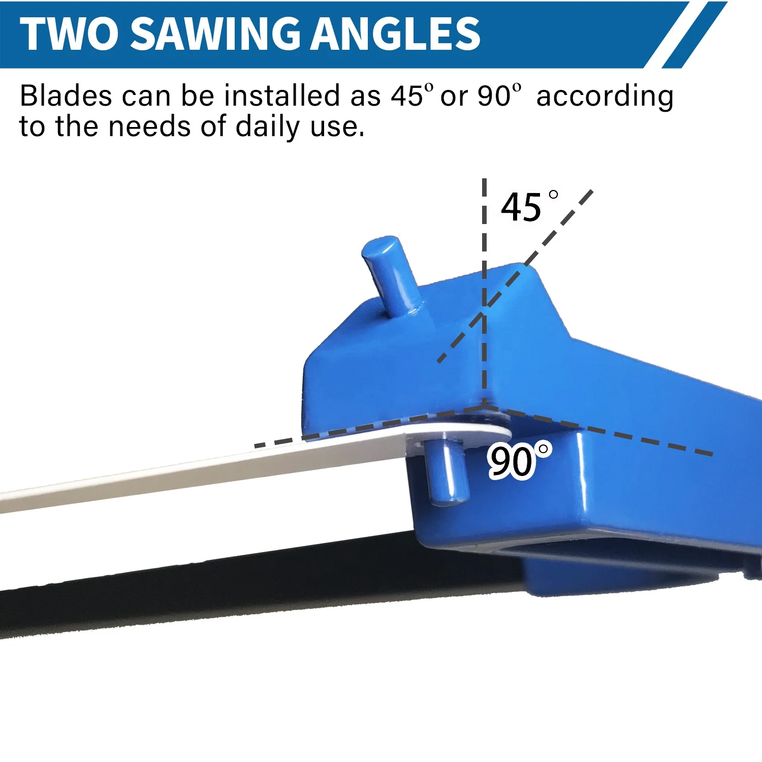 12 Inch Hacksaw Heavy Duty Hack Saw Carbon Steel Blade, for PVC, Pipe, Carpentry