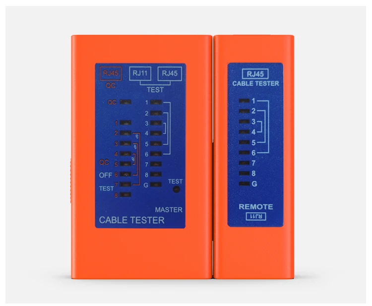 ZHEFAN Factory wholesale Network Line Tester Cat7 rj11 rj45 cable Telephone Line Cable Tester rj45 Network Tester