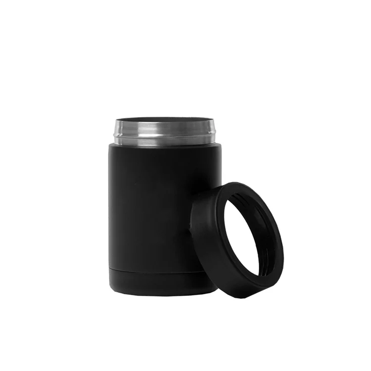 Stainless Steel 12oz Vacuum Insulated beer Can Bottle Cooler Double Wall Copper Plated Metal Can Chiller For Cans and Bottles