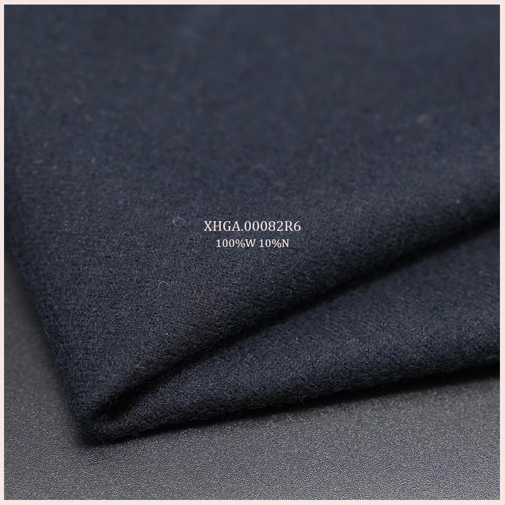 Merino Wool Knit Fabric 90%Wool 10%Nylon Jersey Fabric For Winder Inner layer Dress Pants Suit