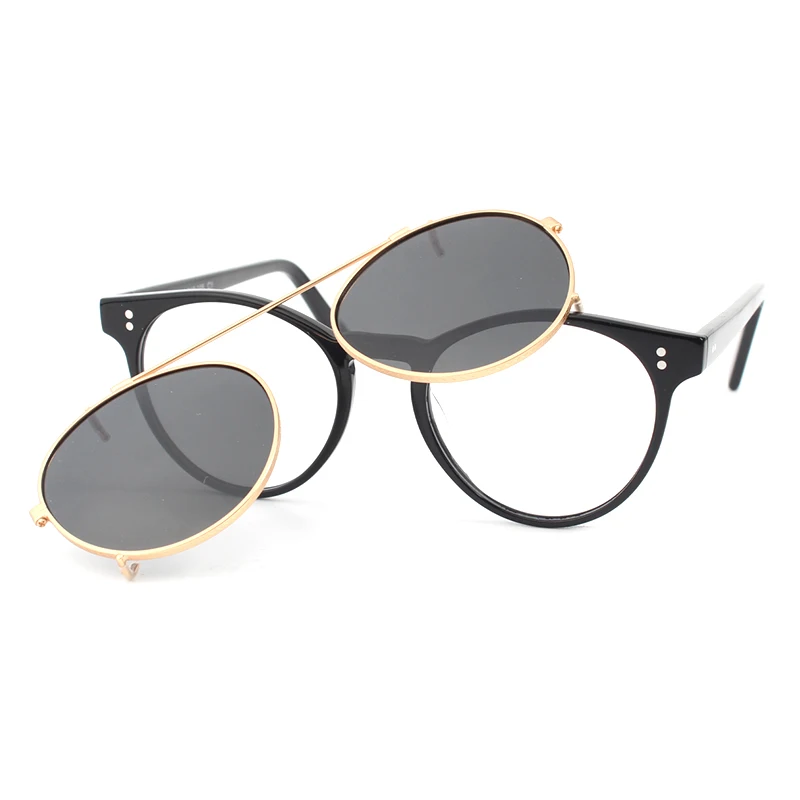 High Quality Acetate Glasses Clip On Glasses Anti Blue Light Clip On Glasses