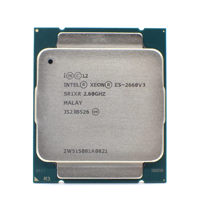 Б/у процессор ЦП E5 2660 V3 для Intel Xeon SR1XR 2,6 ГГц 10 ядер 105 Вт Разъем LGA 2011-3 процессор E5 2660V3