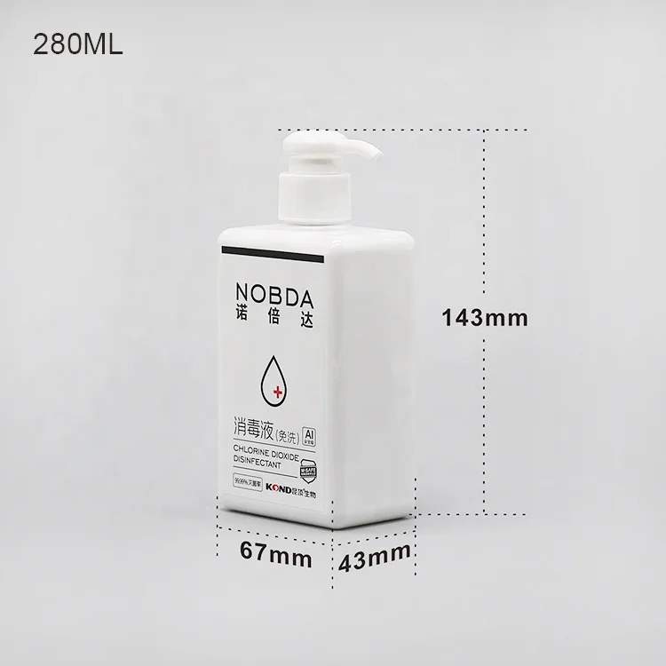 No stimulation alcohol free eco-friendly disinfectant spray for hand skin