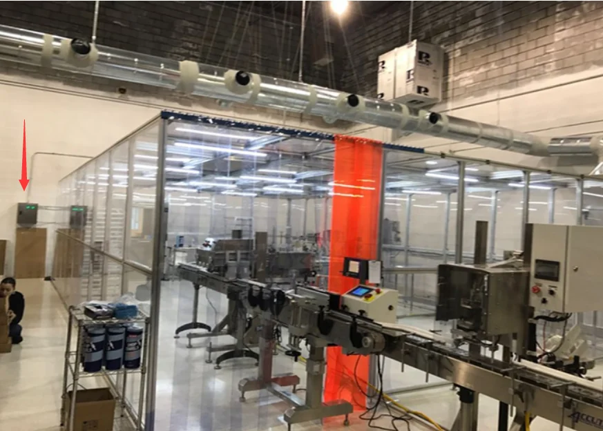 Портативная Пылезащитная чистая комната, модульная мягкая стена, чистая комната