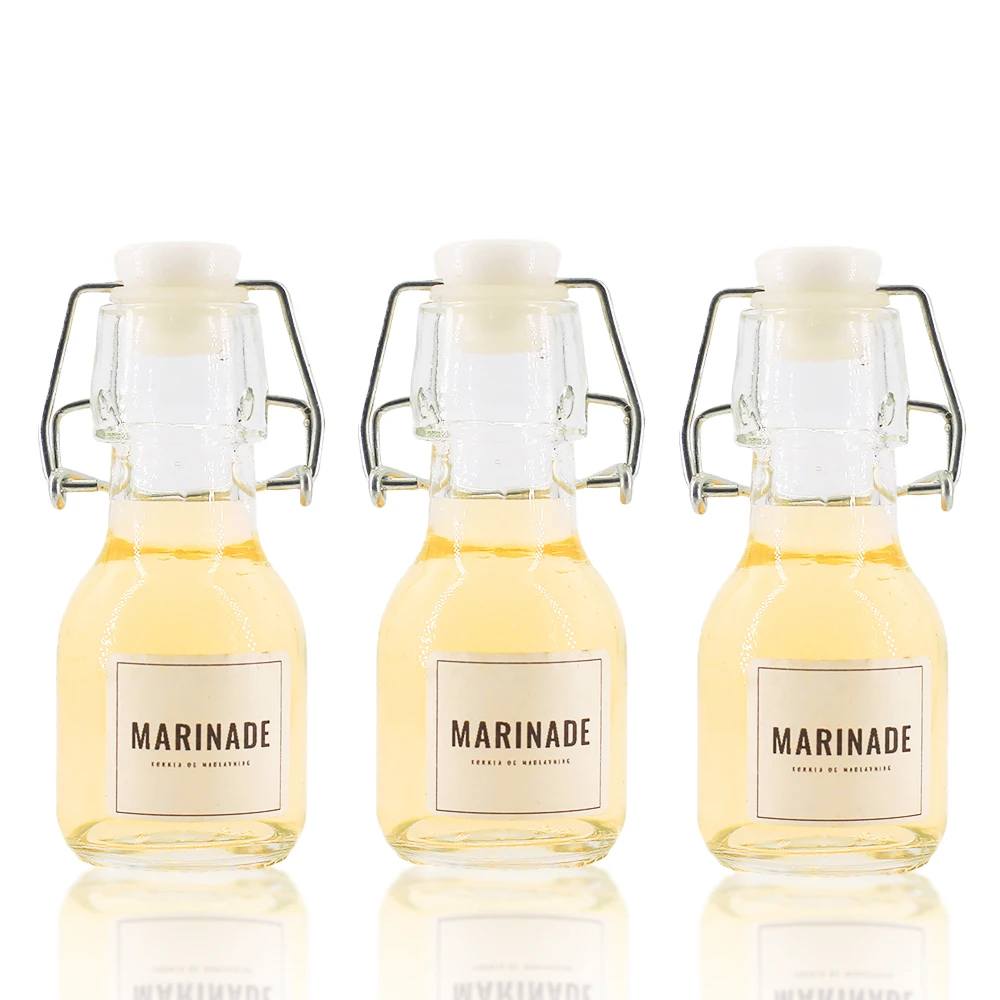 Custom Luxury Mini 50ml 70ml Liquor Clear Glass Bottles Empty Wedding Party Favors Mini Liquor Bottle 50ml for Whiskey