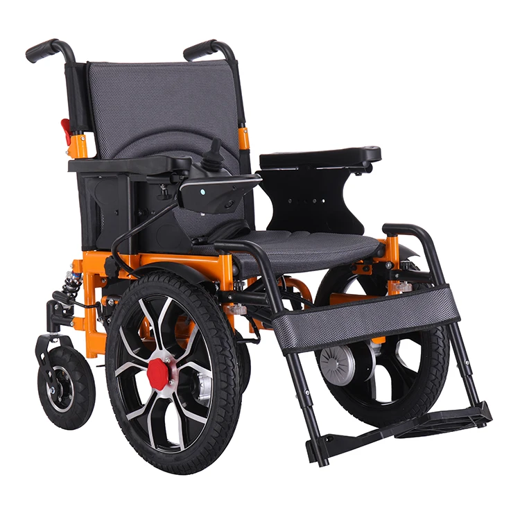 2023 NEW Folding Lightweight Electric Handicapped Manufacturer Disabled wheelchair with remote control
