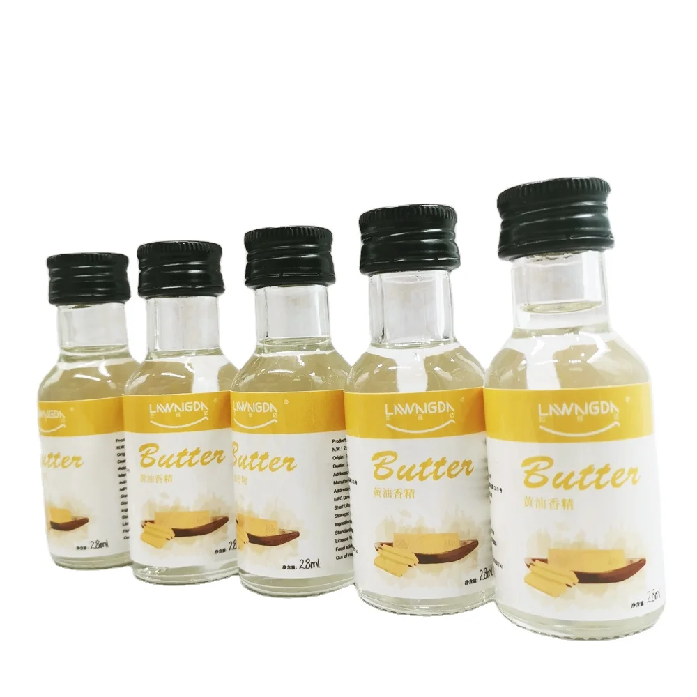 Artificial Butter Flavoring 28ml Liquid Butter Flavour Essence For Bakery and Dairy Products