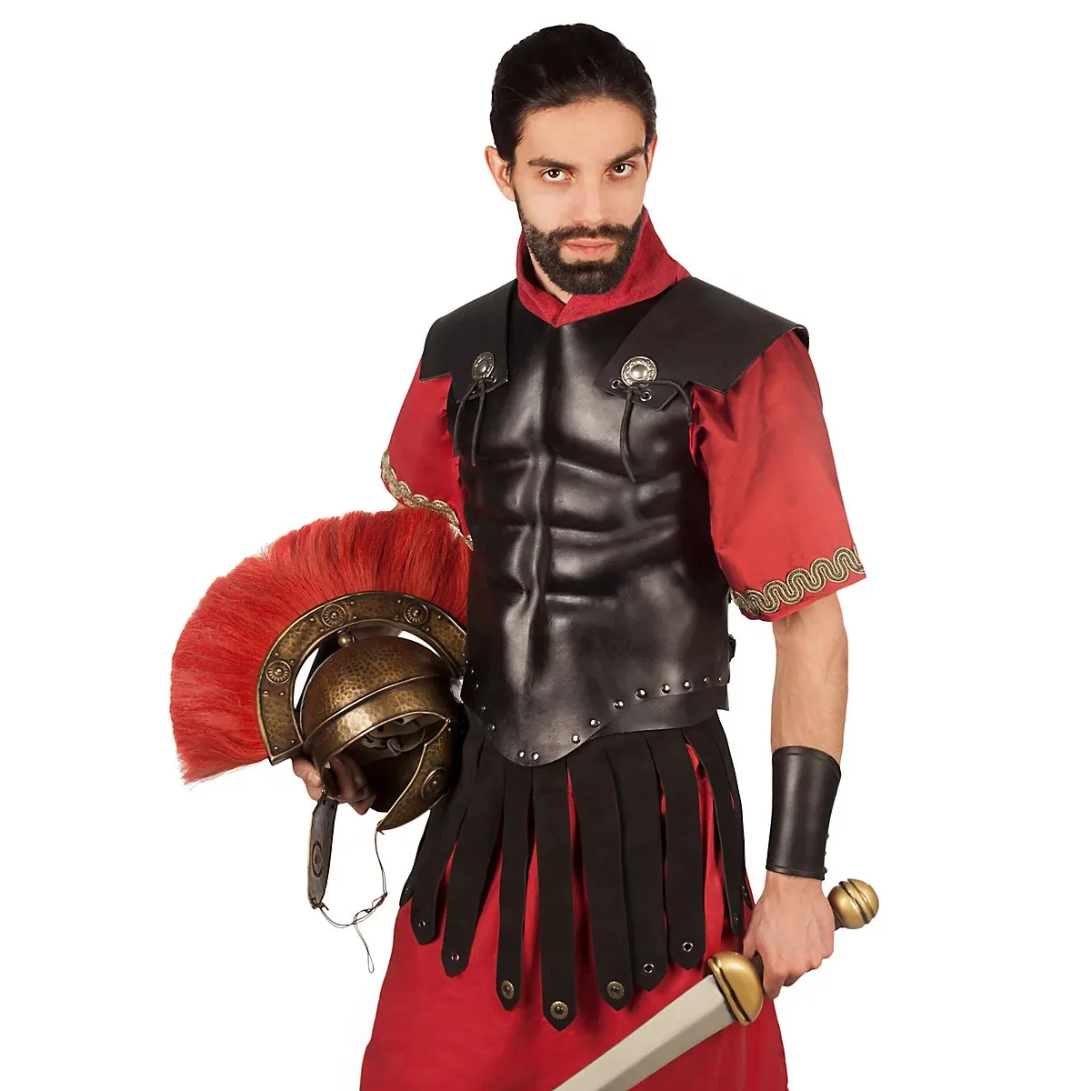 Ancient Roman Legion Gladiator Battle Belt Skirt Gothic Steampunk PU Leather Armor Medieval Greek Cosplay Costume Men Women LARP