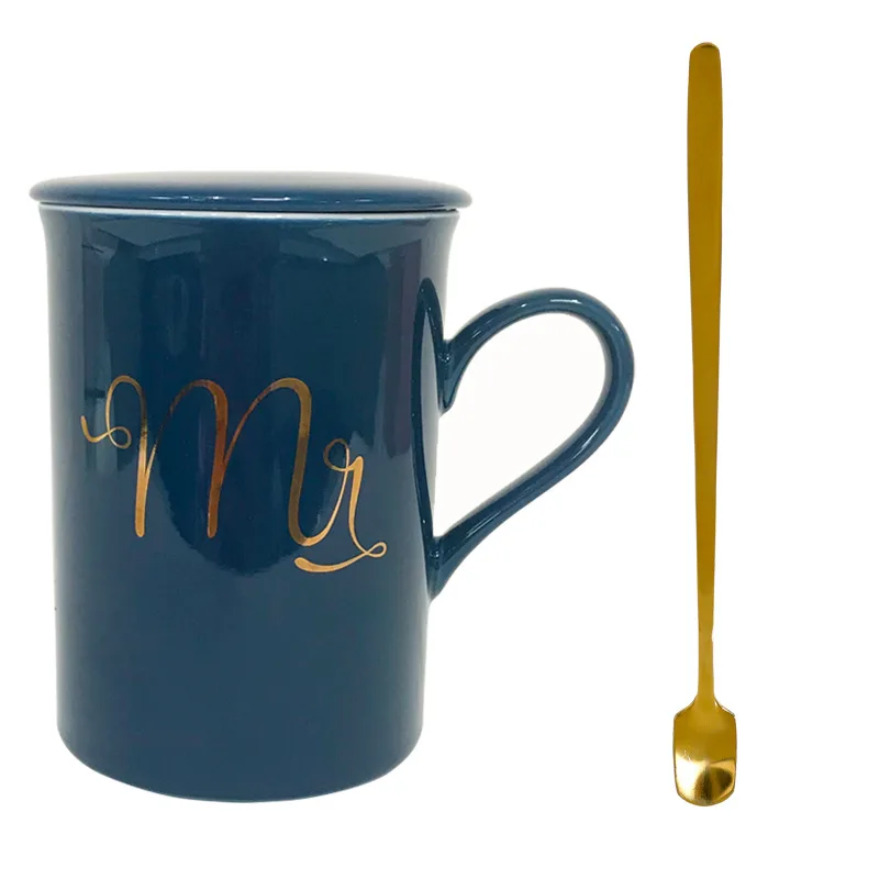 XMas mr and mrs coffee mugs with lid ceramic mug wholesale bone china mug