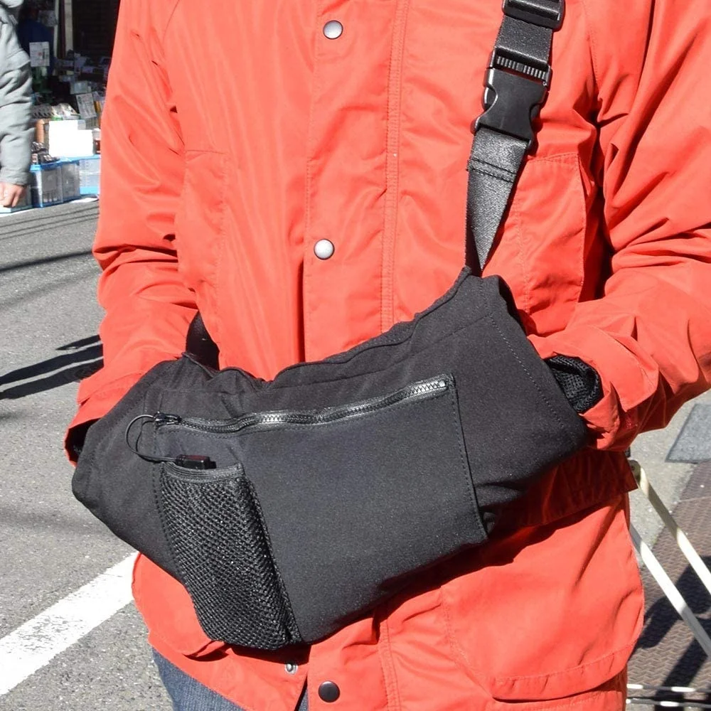 С питанием от батареи с подогревом и муфтой для рук, электрическое отопление грелка для рук чехол перчатки для зимы, для улицы, для охоты, кемпинга,