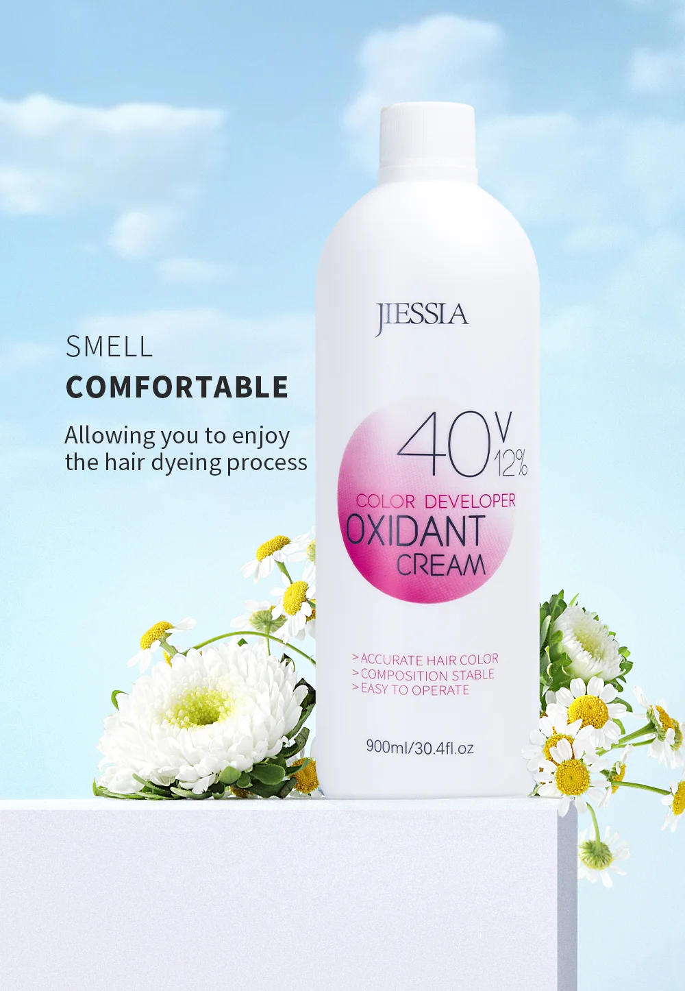 Private Label Wholesale 900ML Natural Herbal For Salon Use Organic Professional Oxidant Mix Hair Peroxide Hair Developer Cream