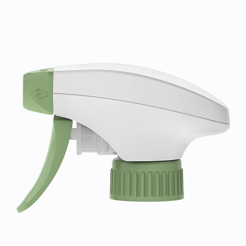 Manufacturer 24/410 Ribbed Skirt Trigger Sprayer For Cleaner Product Packaging