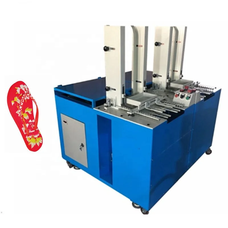 Havaianas Flip Flop Making Machine Automatic Slipper Strap Fixing Machine Fabrication Sandals