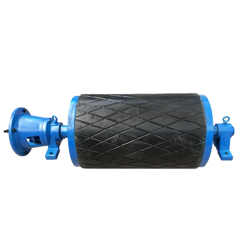 New product factory supply rubber-coated roller cheap customized conveyor equipment cast iron cast iron redirection roller