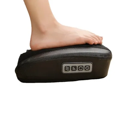 24W Foot Circulation Stimulator Massage Machine Electric Heat Electric Deep Foot Massager With Heat Pain Relief timing control