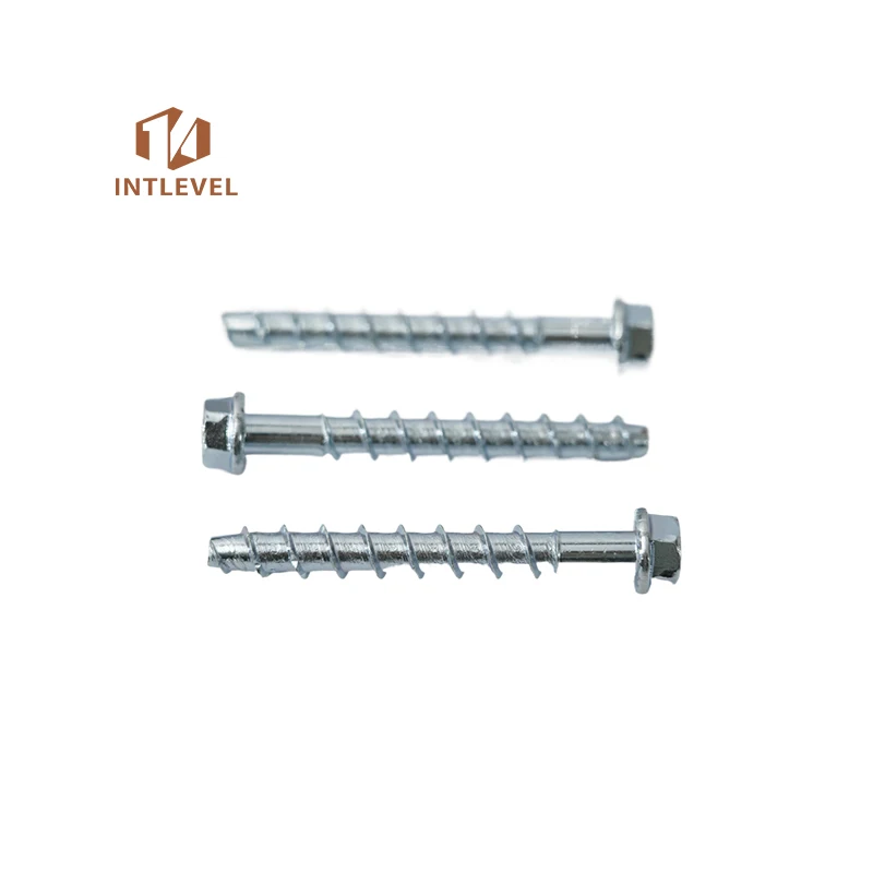 European Standard Carbon Steel Unique Thread Design Concrete Anchors Zinc Plated Concrete Bolt