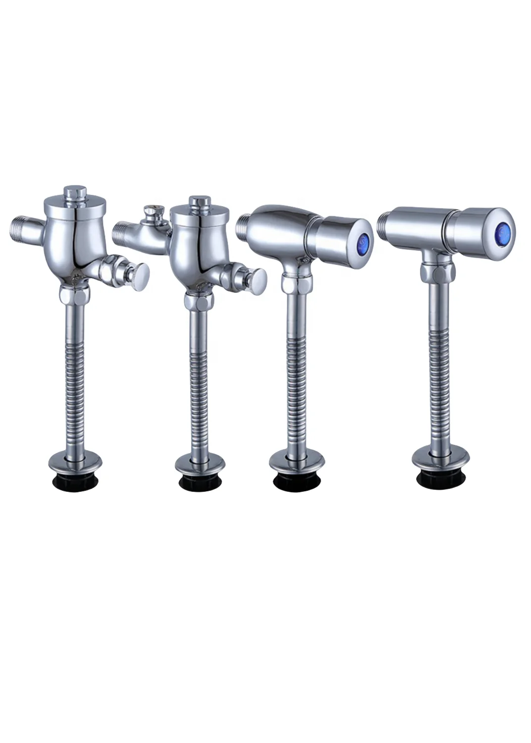 JINGJIANG -Copper manual push button water urinal flush valve