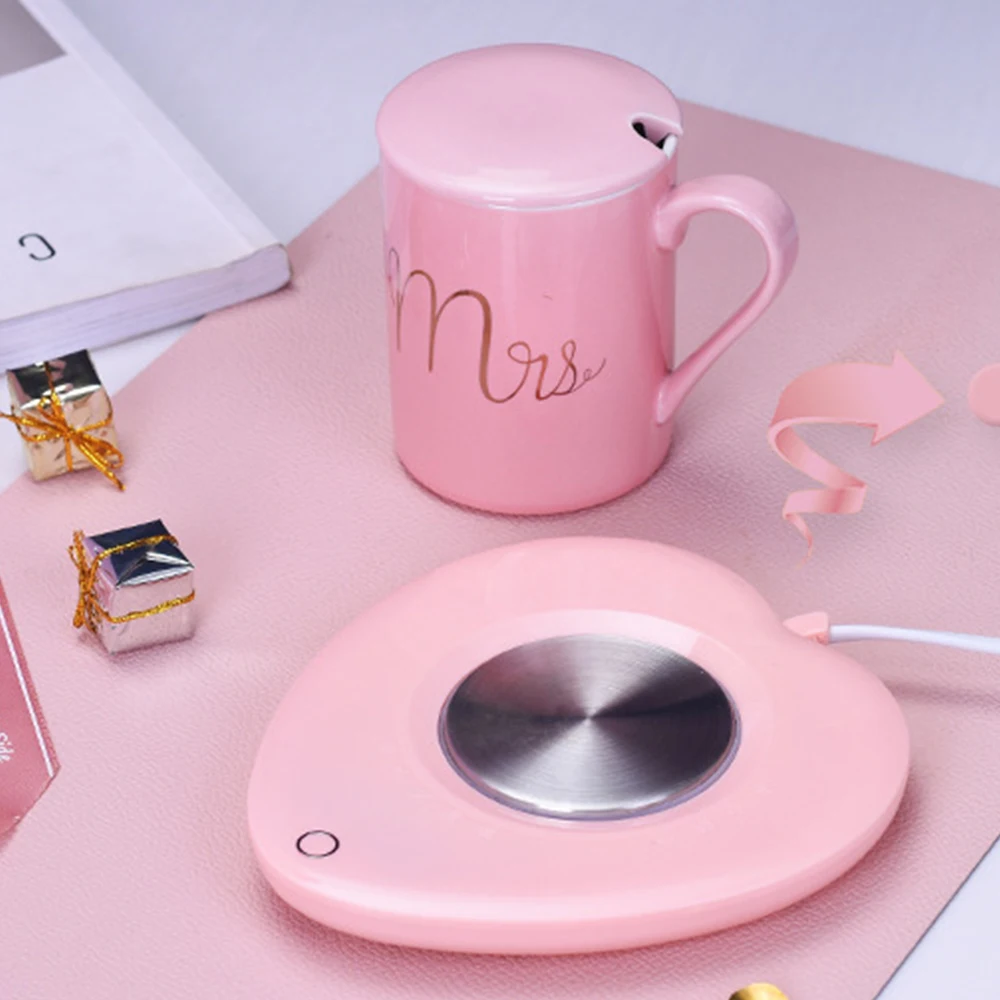 Hot Sale Heater Cup , Multifunction Warmer USB Wireless Charger Portable Mug Drink Heater Warmer Pad