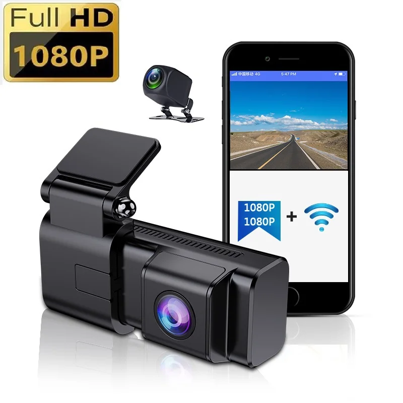 1080P+1080P WIFI MINI Dash Cam Dual Lens interior camera Car Camera Recorder Dashcam 24H Parking Monitor car black box
