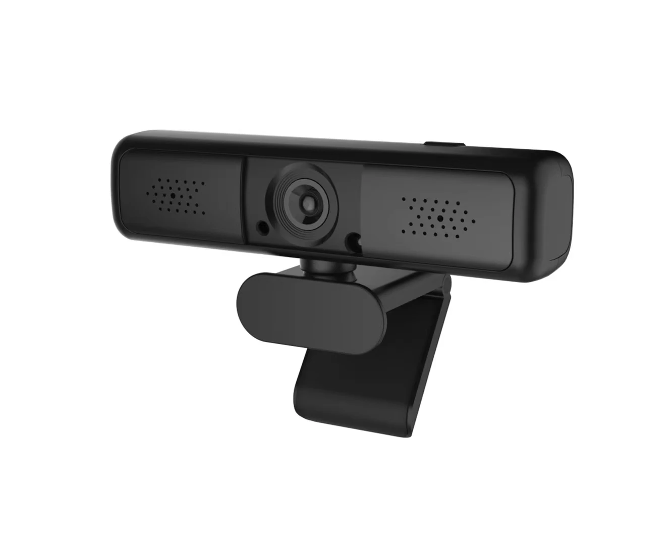 2020 dual microphone 2k webcam including remote control pc camera