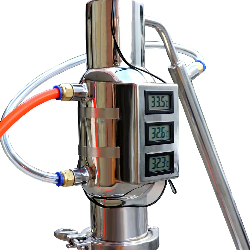 50Litres Stainless Steel Wine Making Kit Water Kit for DIY Whisky Distiller Home Brewing