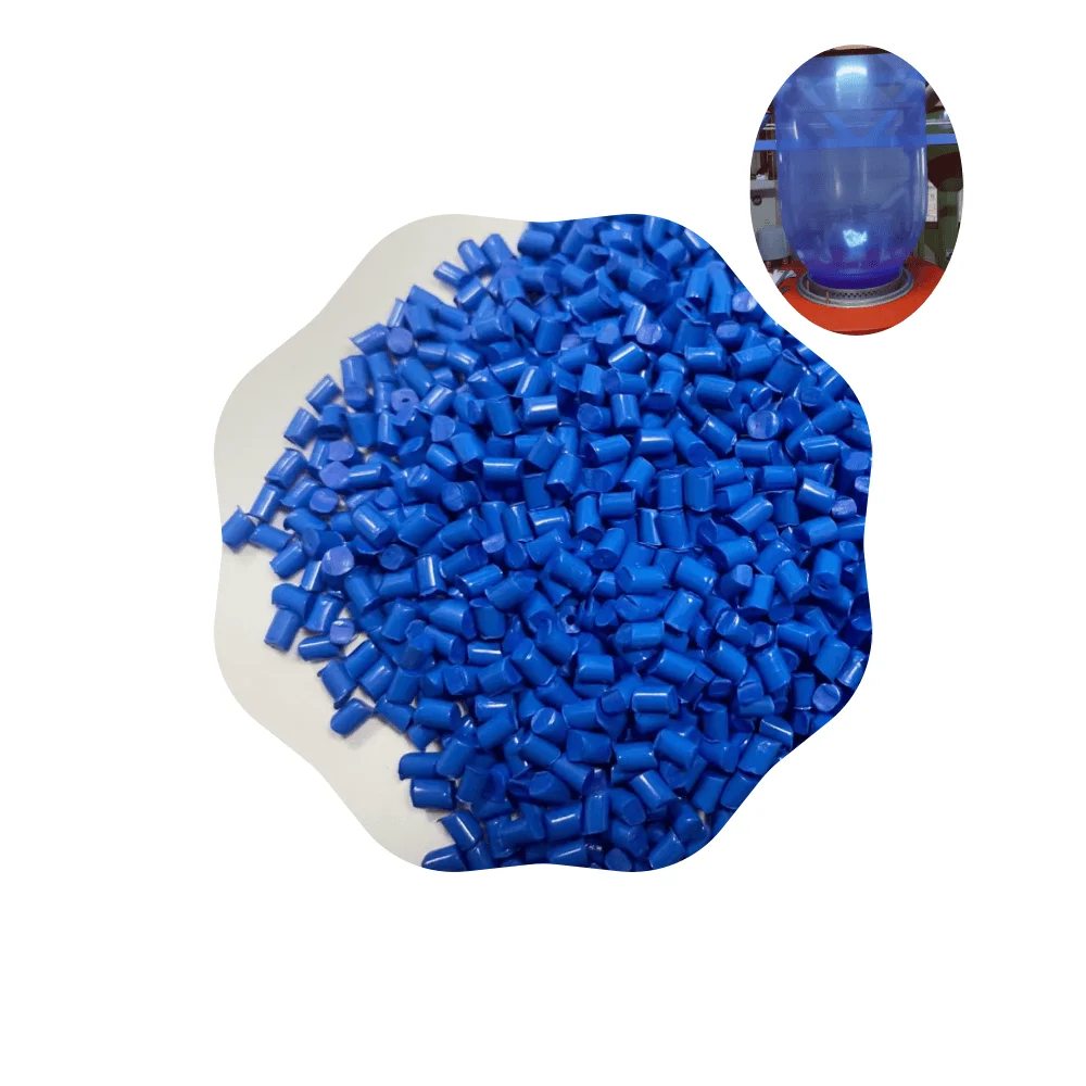 rubber pellet high density polyethylene pellets blue color masterbatch tire
