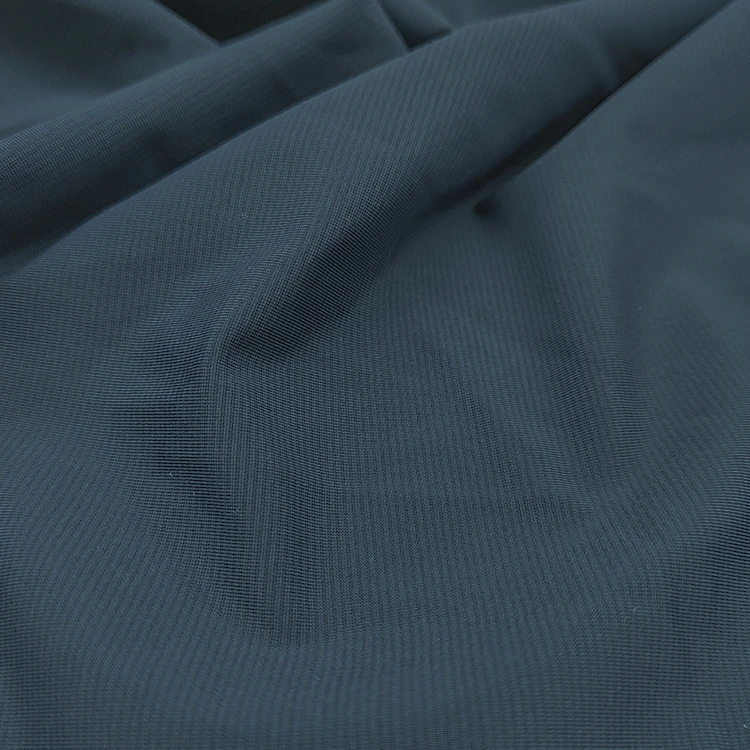 China Manufacturer DryFit Fabric Nylon Spandex Material Interlock Stripe Fabric For Sports Shorts Ware