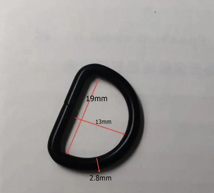 Factory Wholesale High Quality D Ring Snap Ring Buckle For  Handbags Bags Accessories D Buckle