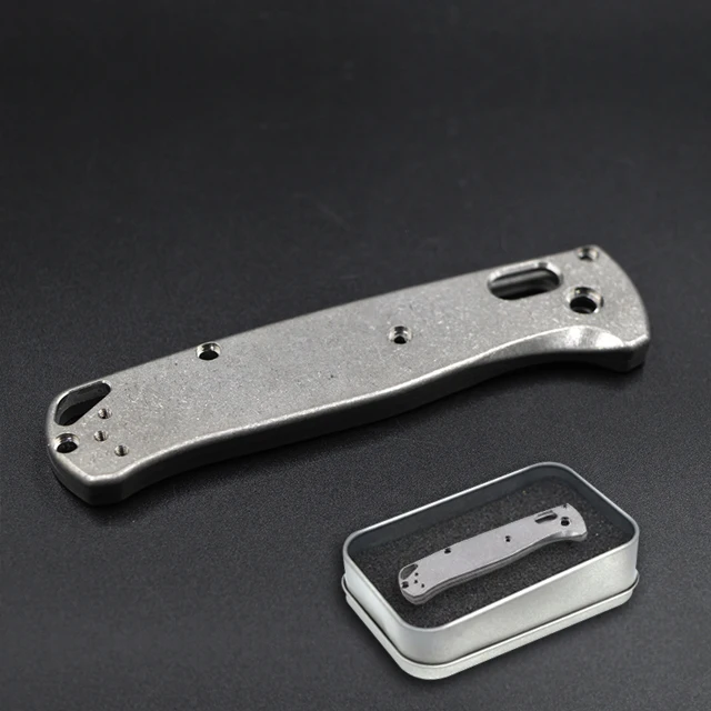 EDC Classic Custom Surface Titanium Knife Handle Scales for Benchmade Bugout Series 533