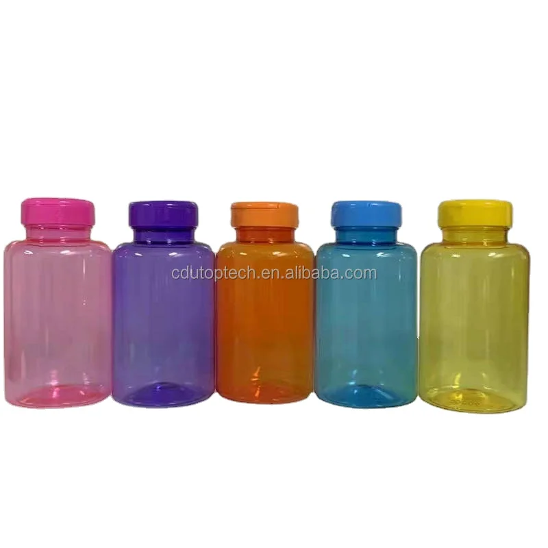 Wholesale 10ml-500ml HDPE/PET Plastic Pill Medicine Capsule Vitamin Bottle Container, Pharmaceutical Tablet Capsule Pill Bottles