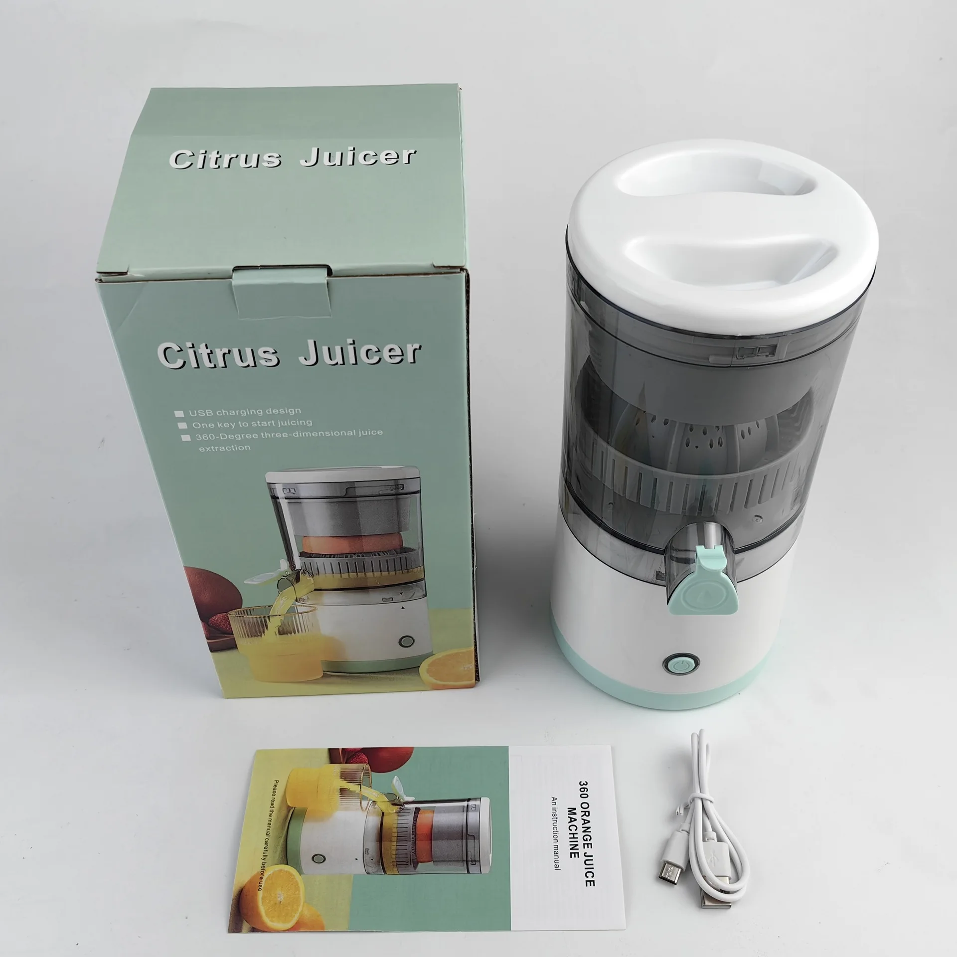 Hot sale new home kitchen multi-functional 360 degree electric juicer automatic juice slag separation press portable blender