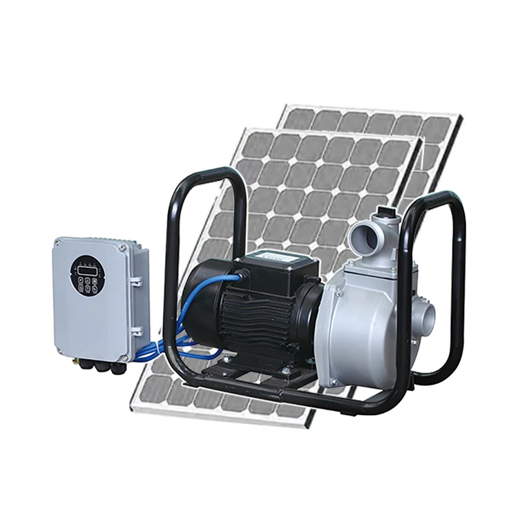Ezone Bomba Solar Para Riego Agricola Pressure 1500W Surface Solar Water Pump System