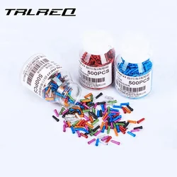 Mountain bike line tube inner sleeve shifting brake wire core hat aluminum alloy color aluminum tail cap