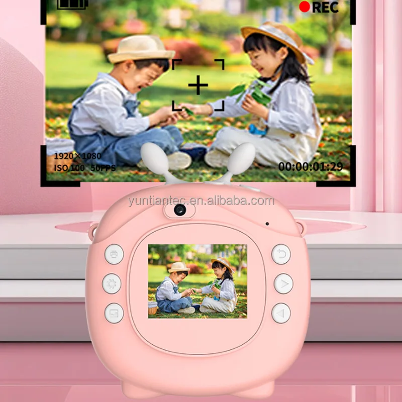 Children Instant Printing Camera Boy Girls Birthday Gift Kids Video Photography Digital Photo Camera Toys Mini Thermal Printer