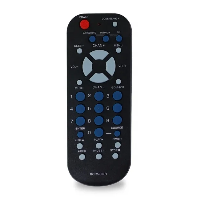 Hostrong New RCR503BR RCR 503BR 3-Device Universal Remote Fit for RCA Multi Brands TV DVD